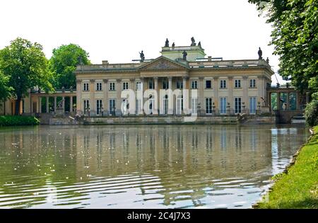 Lazienki Palast in Warschau. Polen Stockfoto