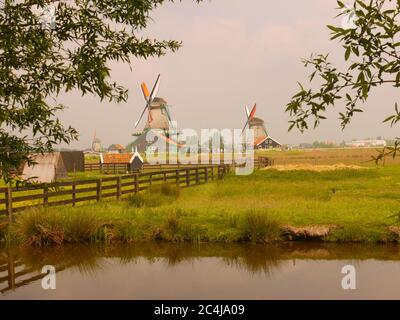 Zaanse Schans, Niederlande Stockfoto