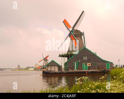 Zaanse Schans, Niederlande Stockfoto