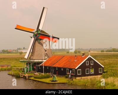 Zaanse Schans, Niederlande Stockfoto