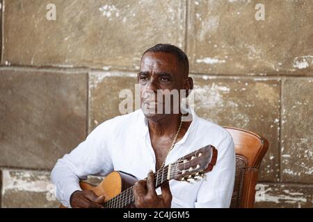 kubanischer Musiker, havanna - kuba Stockfoto