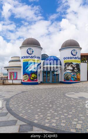 Oceanarium, das Bournemouth Aquarium, am Bournemouth Pier Approach bleibt wegen der Coronavirus Covid 19 Sperre in Bournemouth, Dorset UK im Juni geschlossen Stockfoto