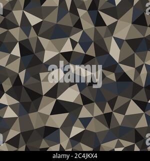 Vektor trendy low-Poly nahtlose Muster. Tarnung polygonalen Hintergrund Stock Vektor