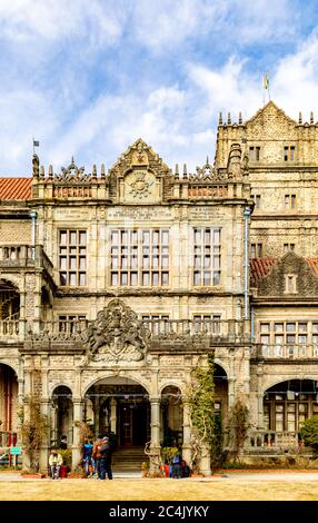 Rashtrapati Niwas oder Viceregal Lodge, Shimla, Himachal Pradesh, Indien; 30 Dec 2018; die Eingangshalle der Viceregal Lodge Shimla Stockfoto