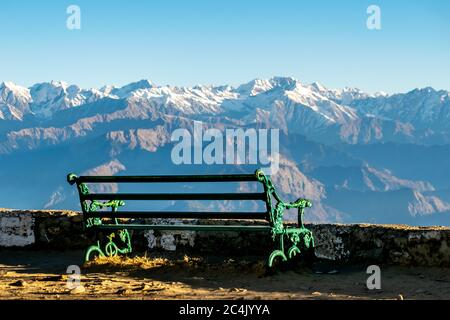 Sitz in der ersten Reihe zum himalaya Stockfoto