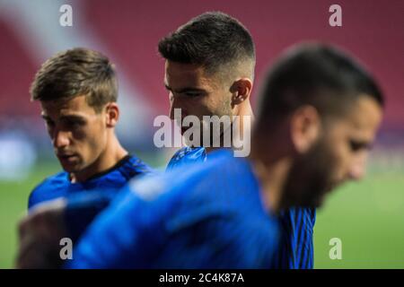 Madrid, Spanien. Juni 2020. WÄHREND DES SPIELS ATLETICO DE MADRID GEGEN ALAVES IM WANDA METROPOLITANO STADIUM. SAMSTAG, 27JUNE 2020 Credit: CORDON PRESS/Alamy Live News Stockfoto