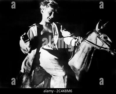 John Howard Davies, am Set des Films, 'The Rocking Horse Winner', Universal Pictures, 1950 Stockfoto