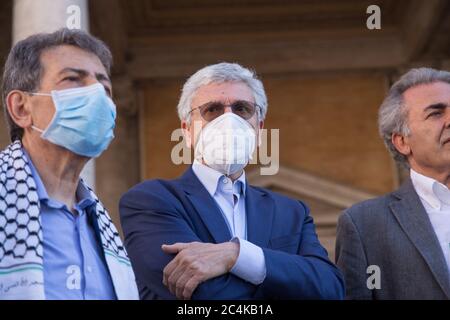 Roma, Italien. Juni 2020. Massimo D'Alema (Foto von Matteo Nardone/Pacific Press) Quelle: Pacific Press Agency/Alamy Live News Stockfoto