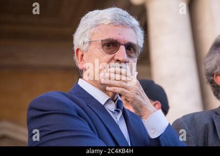 Roma, Italien. Juni 2020. Massimo D'Alema (Foto von Matteo Nardone/Pacific Press) Quelle: Pacific Press Agency/Alamy Live News Stockfoto