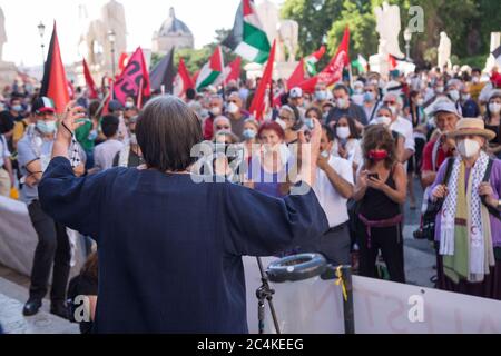 Roma, Italien. Juni 2020. (27. Juni 2020) Luisa Morgantini (Foto: Matteo Nardone/Pacific Press/Sipa USA) Quelle: SIPA USA/Alamy Live News Stockfoto