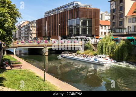 Strasbourg, France : Strasbourg Stadtbild, Blick auf die Stadt Straßburg, Frankreich Stockfoto