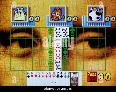 Family Card Games Fun Pack - Sony PlayStation 1 PS1 PSX - nur für redaktionelle Verwendung Stockfoto