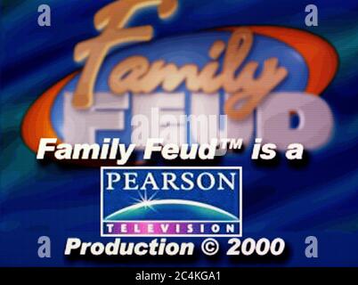 Family Feud – Sony PlayStation 1 PS1 PSX – nur für redaktionelle Zwecke Stockfoto
