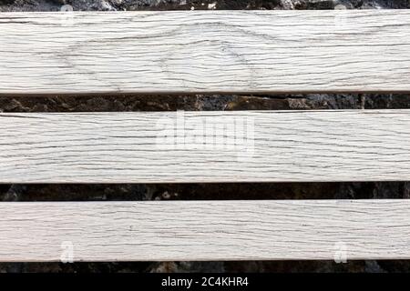 Alt verwittert verwittert Holz Dielen Hintergrund Stockfoto