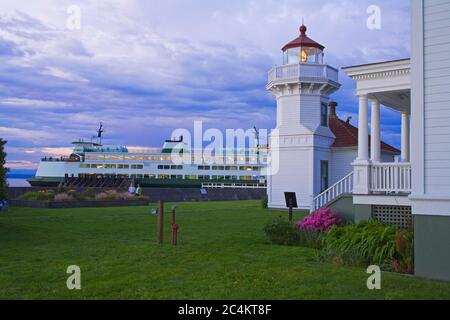 Mukilteo Lighthouse Park, Mukilteo, größere Gegend von Seattle, Washington State, USA Stockfoto