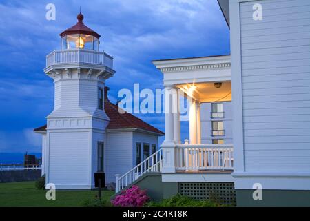 Mukilteo Lighthouse Park, Mukilteo, größere Gegend von Seattle, Washington State, USA Stockfoto