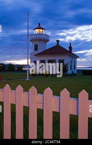 Mukilteo Lighthouse Park, Mukilteo, größere Gegend von Seattle, Washington State, USA Stockfoto