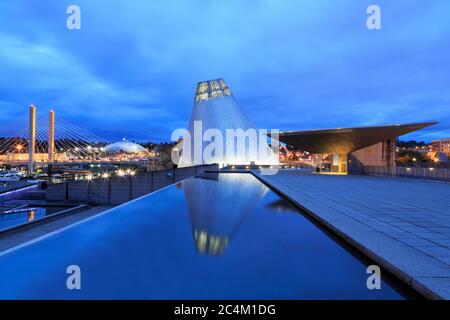 Glasmuseum, Tacoma, Washington State, USA Stockfoto