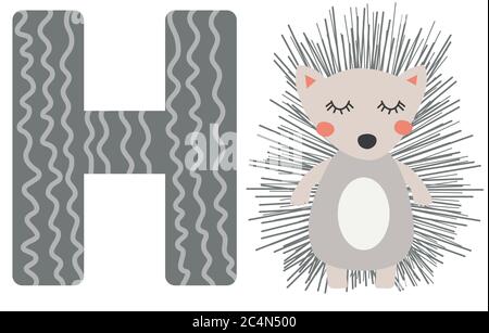 Illustration von isolierten Tier Alphabet. Stock Vektor