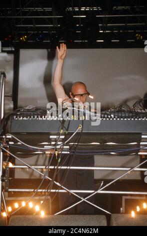 Orbital beim Homelands Festival 2001,Matterley Bowl, Winchester, Hampshire, England, Vereinigtes Königreich. Stockfoto