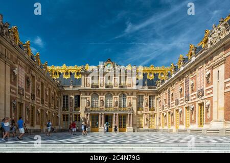 Das Schloss von Versailles in Frankreich Stockfoto