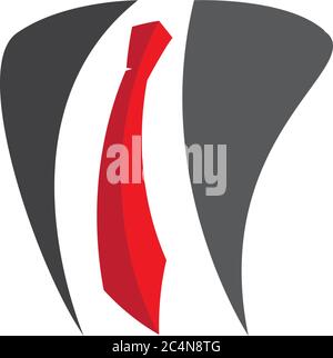 Tuxedo Logo Vorlage Vektor Symbol Illustration Design Stock Vektor