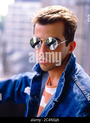 Limahl (von Kajagoogoo) nach dem Solo 1987 Stockfoto