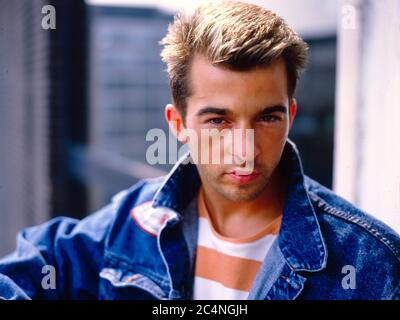 Limahl (von Kajagoogoo) nach dem Solo 1987 Stockfoto