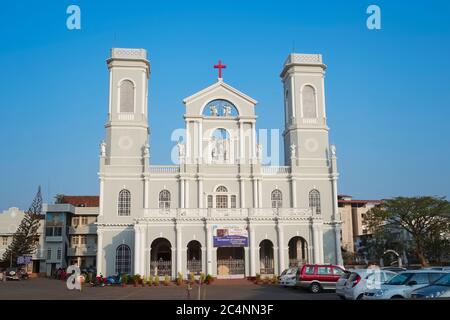 Milagres Church (Kirche unserer Lieben Frau der Wunder), eine katholische Kirche in Hammankatta, Mangalore (Mangaluru), Karnataka, Südindien, Indien Stockfoto