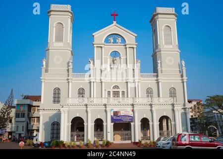 Milagres Church (Kirche unserer Lieben Frau der Wunder), eine katholische Kirche in Hammankatta, Mangalore (Mangaluru), Karnataka, Südindien, Indien Stockfoto