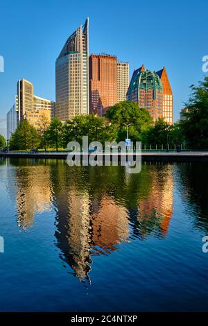 Wolkenkratzer in Den Haag, Niederlande Stockfoto