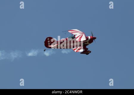 Flugshow, Aviation Enthusiasten, Warbirds, alte Flugzeuge Stockfoto