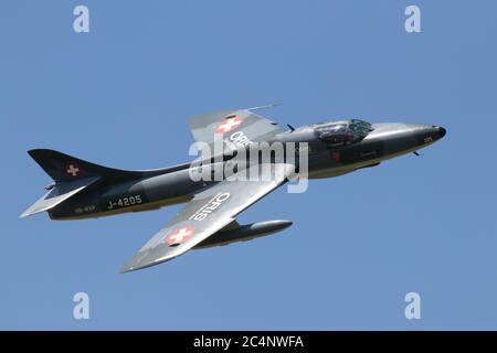 Flugshow, Aviation Enthusiasten, Warbirds, alte Flugzeuge Stockfoto