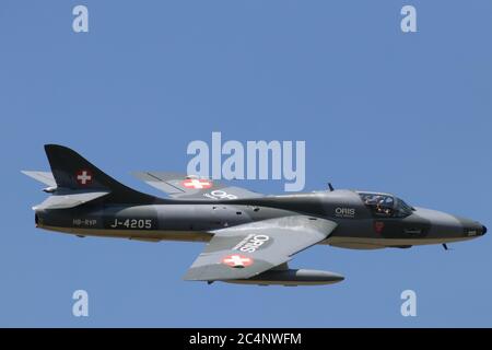 Flugshow, Aviation Enthusiasten, Warbirds, alte Flugzeuge Stockfoto