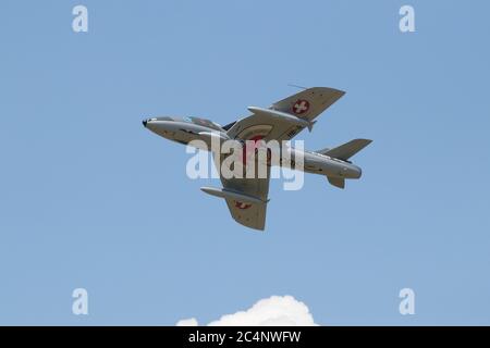 Flugshow, Aviation Enthusiasten, Warbirds, alte Flugzeuge Stockfoto
