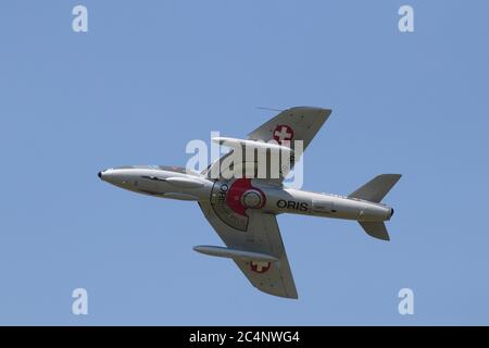 Flugshow, Aviation Enthusiasten, Warbirds, alte Flugzeuge Stockfoto
