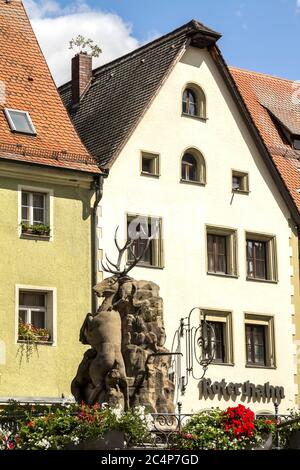 Hersbruck, Deutschland Aug 20, 2017 : Hersbruck ist eine bayerische Stadt in Oberfrankonien, Deutschland Stockfoto