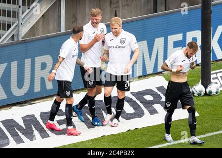 Bielefeld, Deutschland. 28. Juni 2020. firo: 28.06.2020, Fuvuball, 3.Bundesliga, 2019/2020 Arminia Bielefeld - FC Heidenheim - Nutzung weltweit Credit: dpa/Alamy Live News Stockfoto