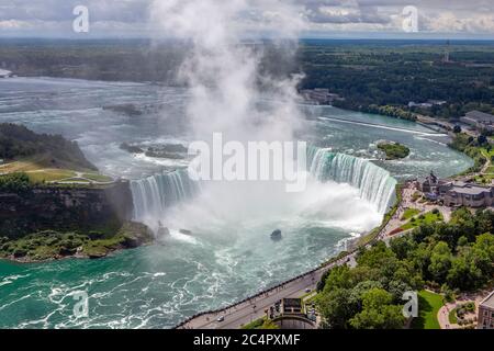 Horseshoe Falls, Niagara Falls, Southern Ontario, Kanada Stockfoto