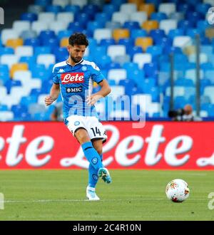 Neapel, Kampanien, Italien. Juni 2020. Während des italienischen Serie A Fußballmatches SSC Napoli gegen FC SPAL am 28. Juni 2020 im San Paolo Stadion in Neapel.im Bild: MERTENS Credit: Fabio Sasso/ZUMA Wire/Alamy Live News Stockfoto