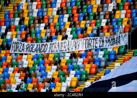 Udine, Italien. 28. Juni 2020. udine, Italien, Dacia Arena Stadion, 28 Juni 2020, Dacia Arena während - Kredit: LM/Alessio Marini Kredit: Alessio Marini/LPS/ZUMA Wire/Alamy Live News Stockfoto