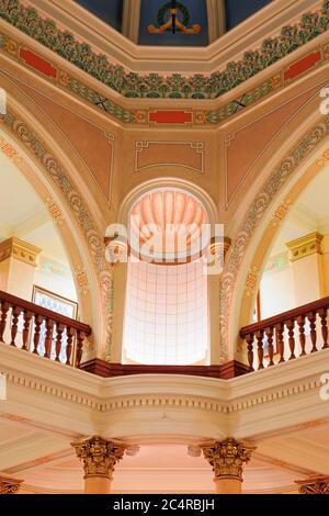 Rotunde im State Capitol, Cheyenne, Wyoming, USA Stockfoto