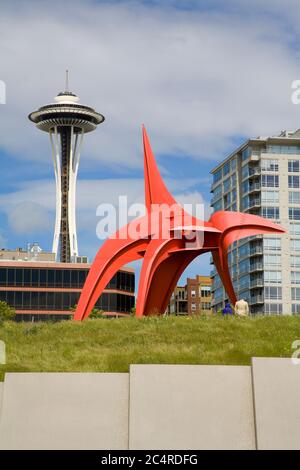 Olympic Sculpture Park, Seattle, Washington State, USA, Nordamerika Stockfoto