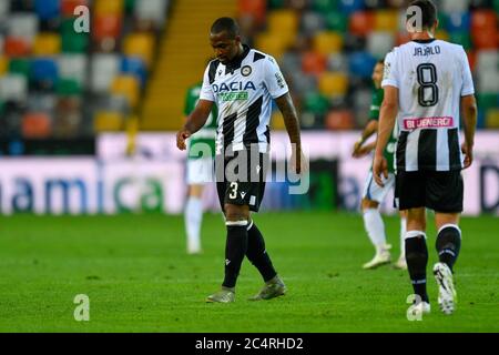 Keine, Keine. Juni 2020. Samir (Udinese Calcio) Enttäuschung während Udinese vs Atalanta, italienische Serie A Fußballspiel in udine, Italien, Juni 28 2020 Kredit: Unabhängige Fotoagentur/Alamy Live Nachrichten Stockfoto