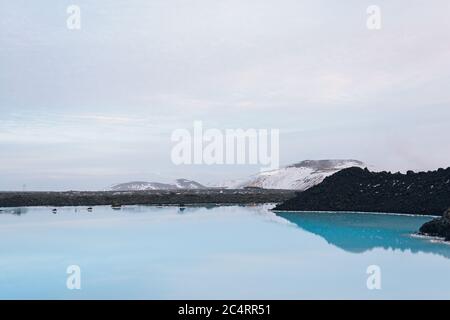 Eine blaue Lagune in der Nähe von Reykjavik Stockfoto