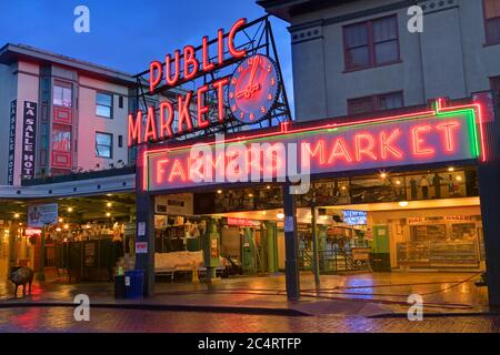 Pike Place Market, Seattle, Washington State, USA Stockfoto