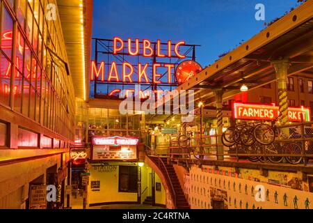 Pike Place Market, Seattle, Washington State, USA Stockfoto