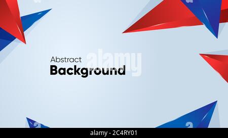 Ästhetischer Hintergrund mit diamantroter und blauer Farbe Stock Vektor