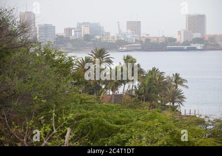 Skyline von Dakar Stockfoto