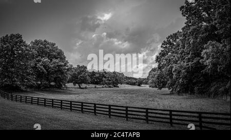 Bauernhof auf der Leipers Fork in Tennessee - LEIPERS FORK, USA - JUNI 18, Stockfoto